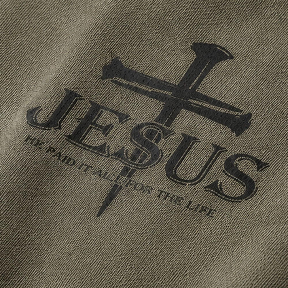 Jesus Cross Christian Zip Hoodie - product image 3