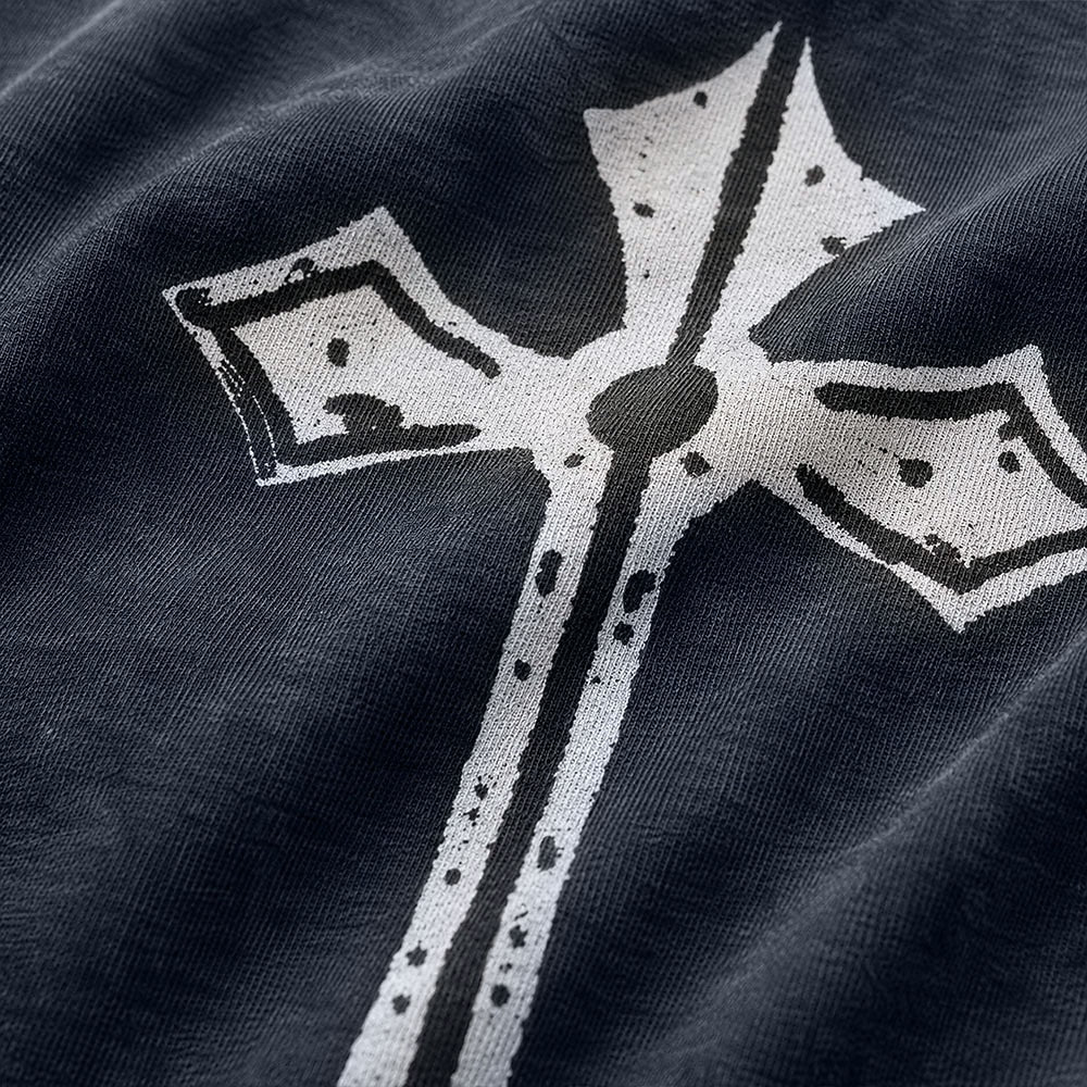 Gothic Ornate Pointed Cross Distressed Symbol Gothic Rock Christian Faith Christian Tank Top - product image 2