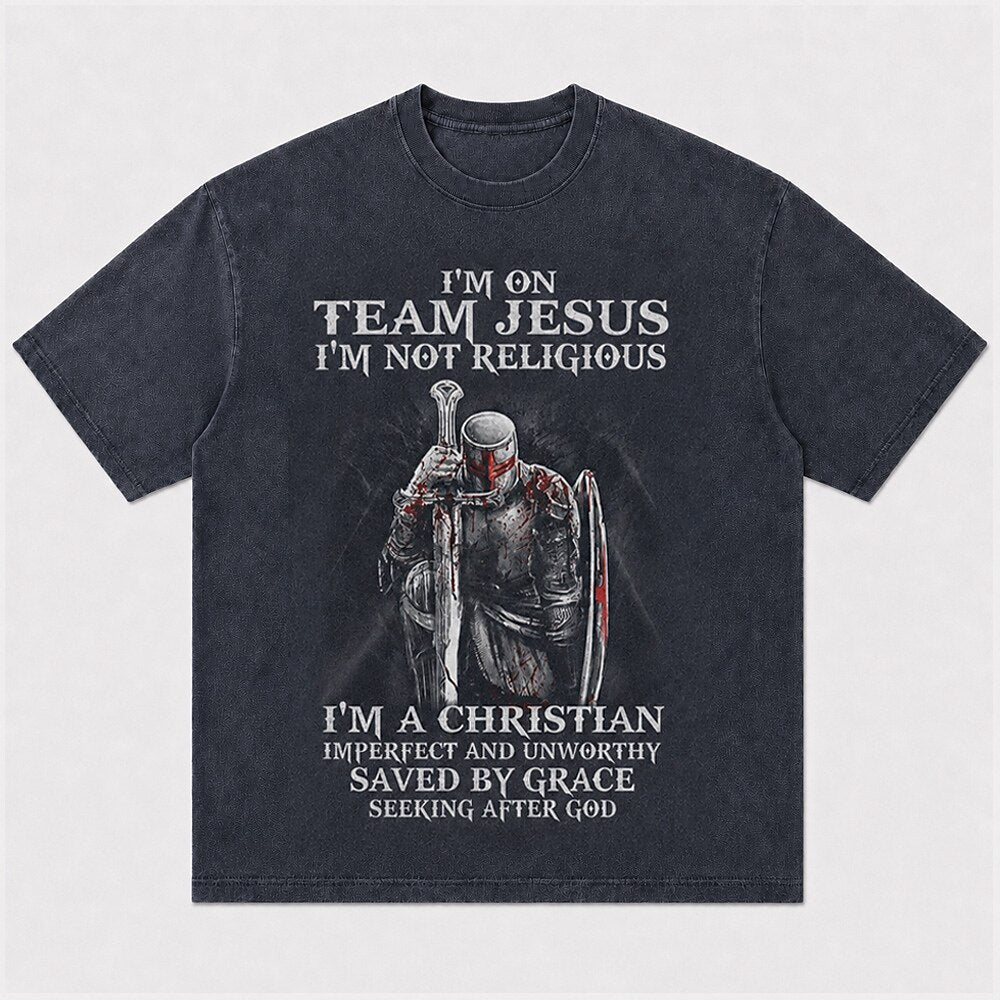 Team Jesus Christian Knight Christian T-Shirt - product image 4