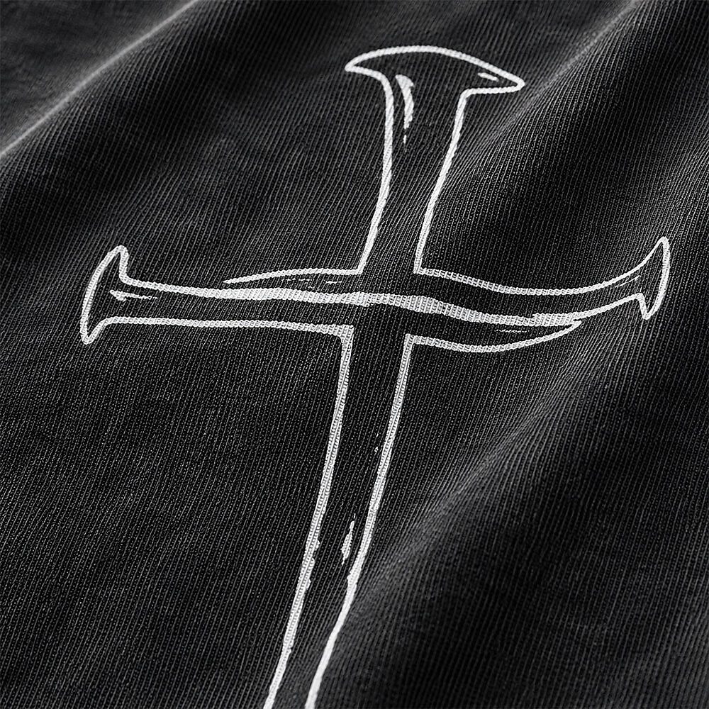 Two Nails Forming A Cross Christian Faith Symbol Religious Easter Christian Tank Top - product image 2