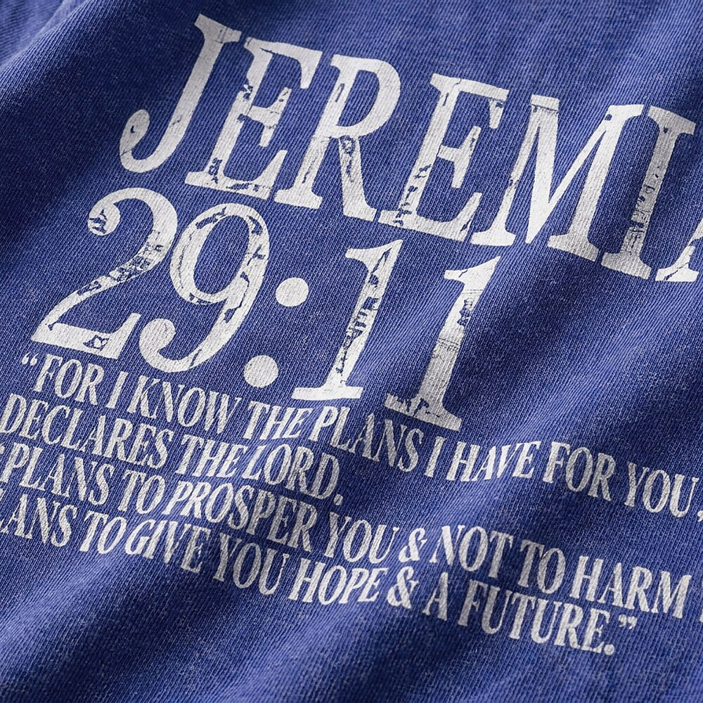 Jeremiah 29:11 Plans For You Hope And A Future Bible Verse Christian Faith Inspirational Message Christian T-Shirt - product image 2
