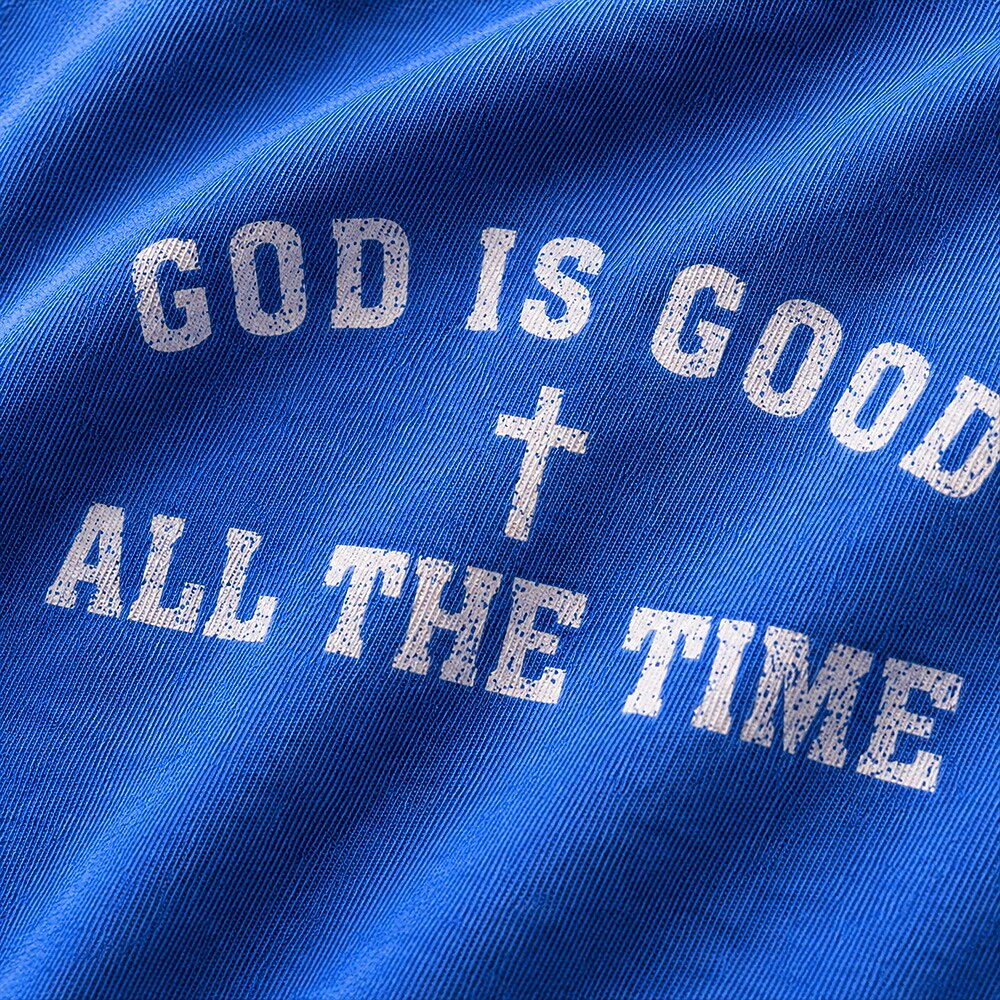God Is Good All The Time Cross Christian T-Shirt - product image 2