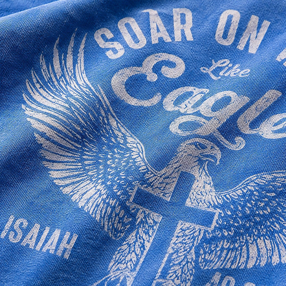 Soar On Wings Like Eagles Isaiah 40:31 Christian T-Shirt - product image 2