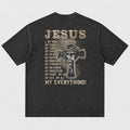 Jesus Is My Everything Cross Portrait Christian T-Shirt - product image 4