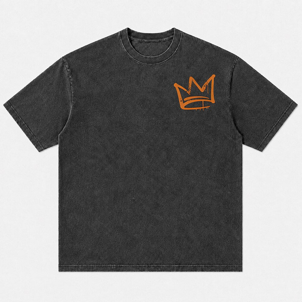 Seek First the Kingdom graffiti crown Christian T-shirt