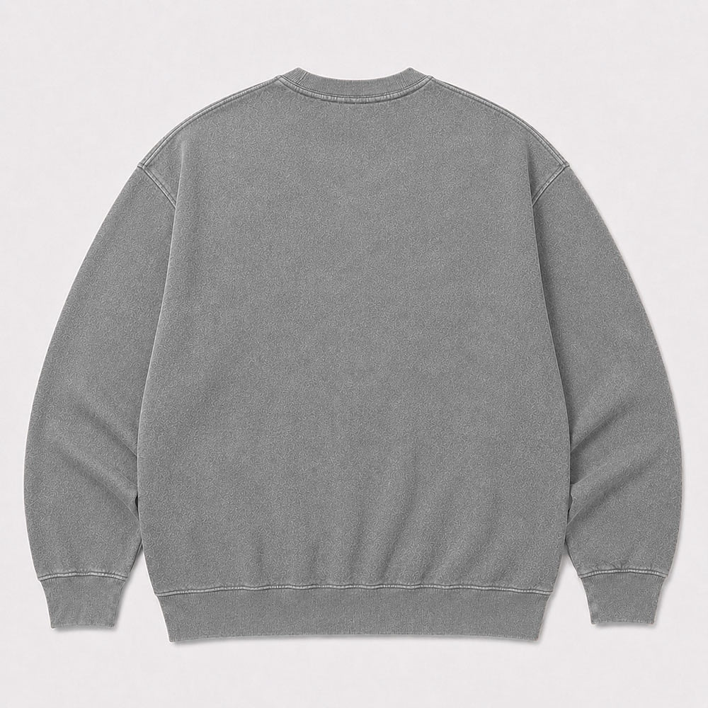Nail cross Christian graphic on Black washed sweatshirt