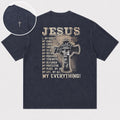 Jesus Is My Everything Cross Portrait Christian T-Shirt - product image 1
