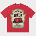 Catch Up with Jesus Psalm 37:4 T-Shirt - Black product image