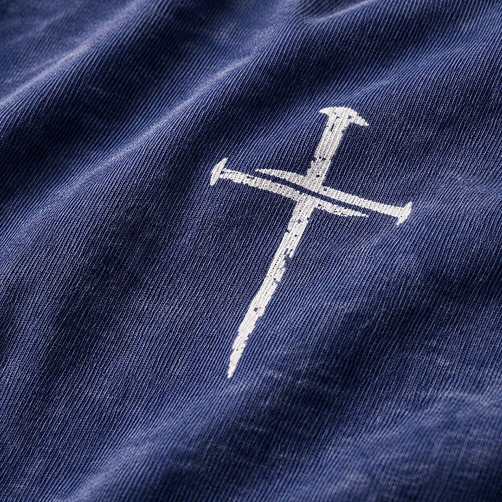 Minimalist Cross Nails Faith Christian T-Shirt - product image 2