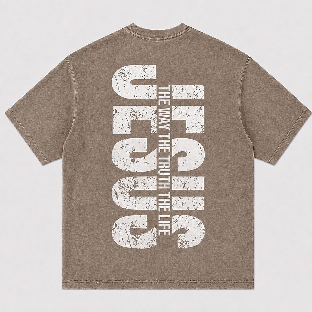 Jesus the Way, the Truth & the Life T-Shirt - Lake Blue product image