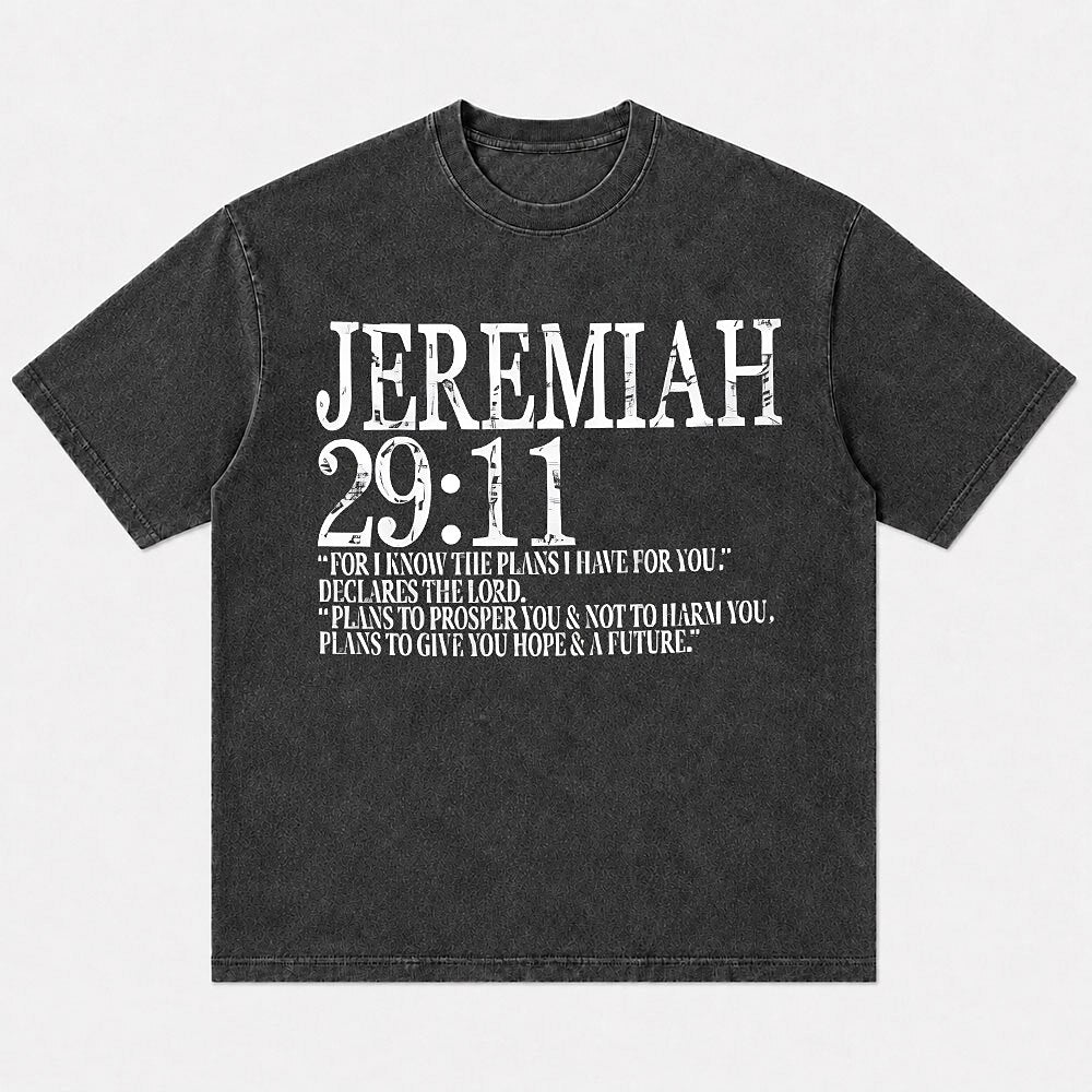 Jeremiah 29:11 Plans For You Hope And A Future Bible Verse Christian Faith Inspirational Message Christian T-Shirt - product image 4