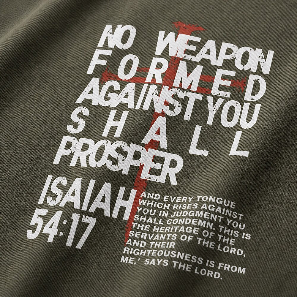 No Weapon Formed Against You Isaiah 54:17 T-shirt