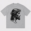 Jesus Crown of Thorns Portrait Christian T-Shirt - product image 5