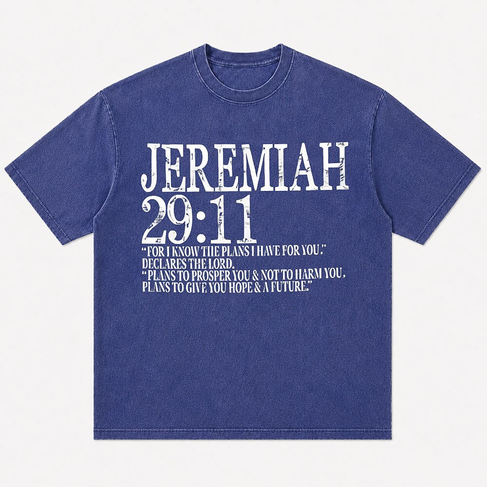 Jeremiah 29:11 Plans For You Hope And A Future Bible Verse Christian Faith Inspirational Message Christian T-Shirt - product image 1
