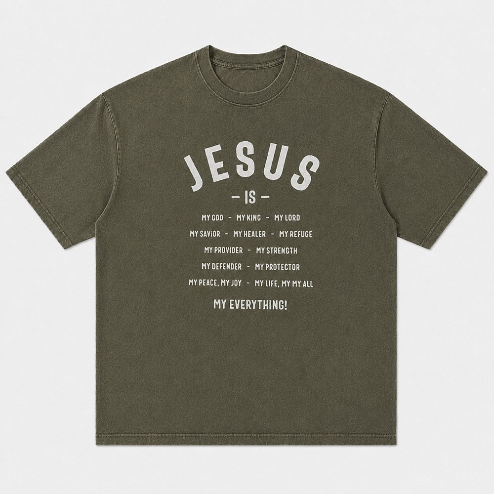 Jesus Is My Everything Quote Faith Christian T-Shirt - product image 3