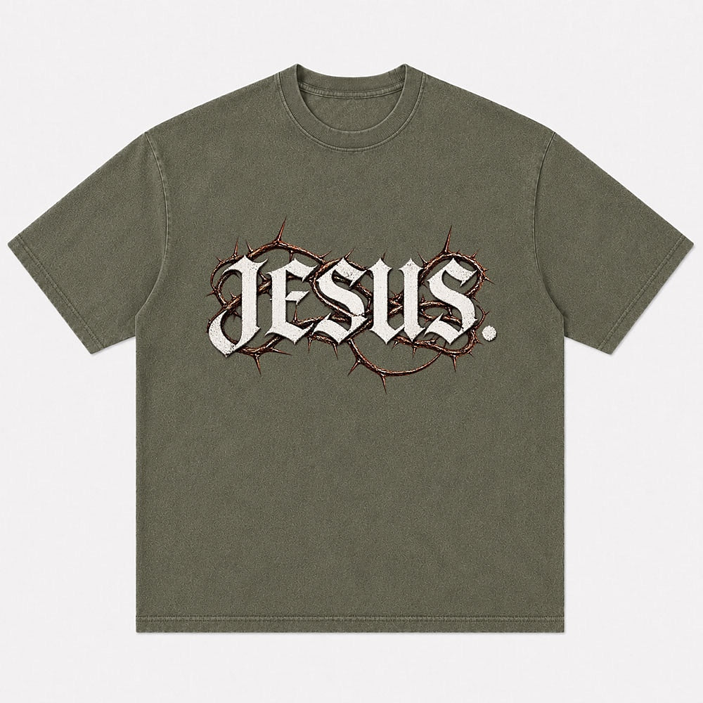 Christian shirt: Jesus faith graphic - T-Shirt