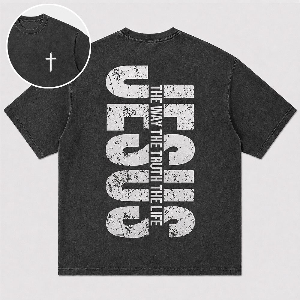 Jesus the Way, the Truth & the Life T-Shirt - Lake Blue product image