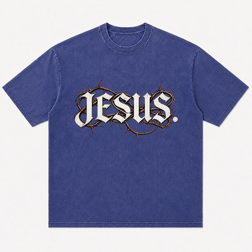 Christian shirt: Jesus faith graphic - T-Shirt