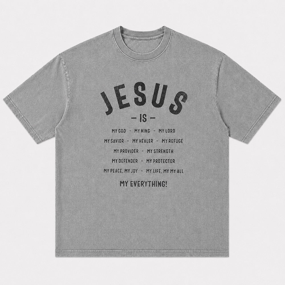 Jesus Is My Everything Quote Faith Christian T-Shirt - product image 4