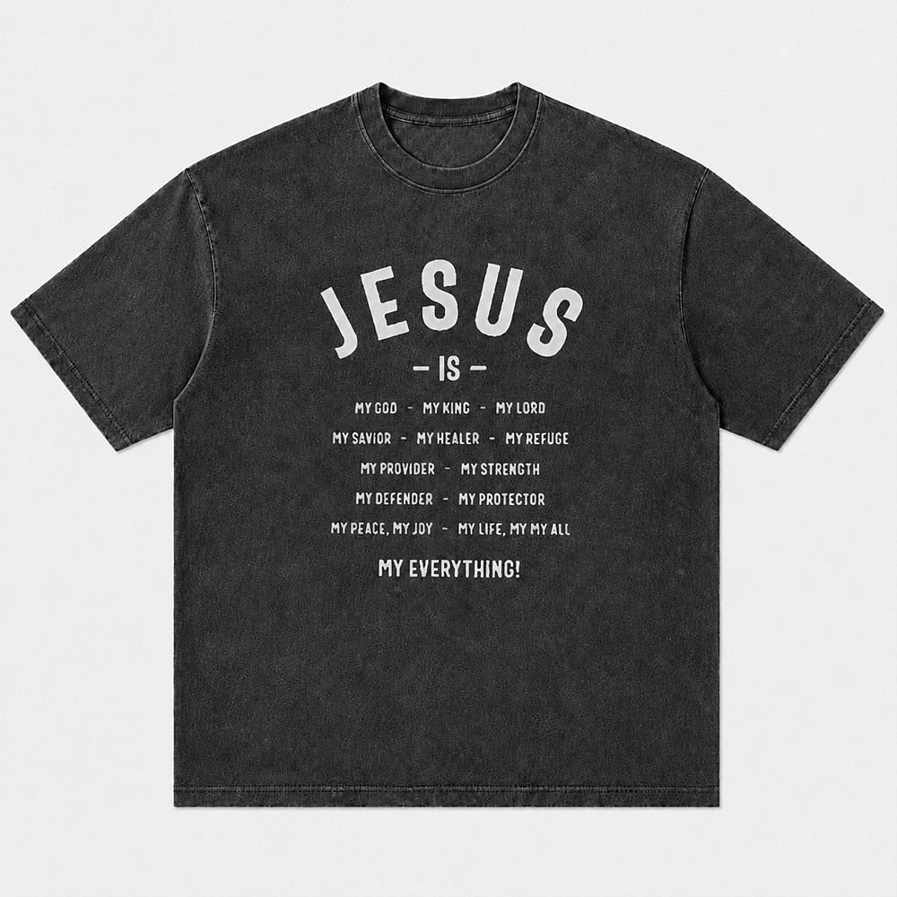 Jesus Is My Everything Quote Faith Christian T-Shirt - product image 5