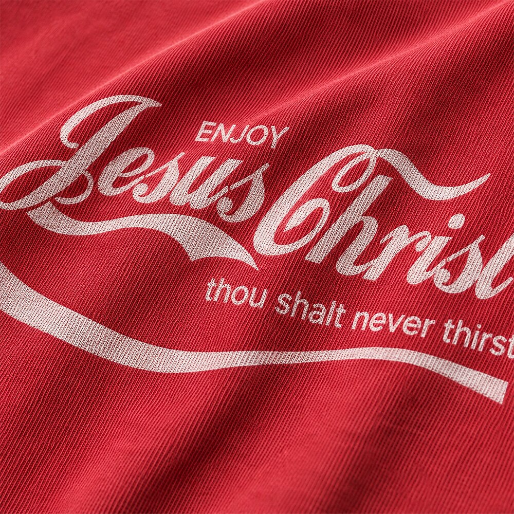 Enjoy Jesus Christ Thou Shalt Never Thirst Parody Christian T-Shirt - product image 2