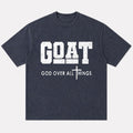 GOAT God Over All Things Cross Christian T-Shirt - product image 1