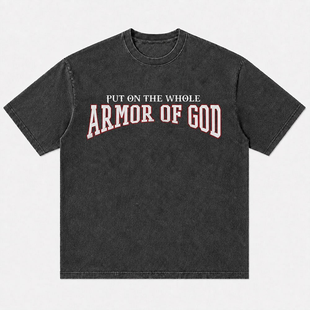 Put On the Whole Armor of God Knight Ephesians 6:11-17 Christian T-Shirt - product image 2