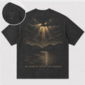 He Leads Me Beside Still Waters Psalm 23:2 T-Shirt - light blue product image