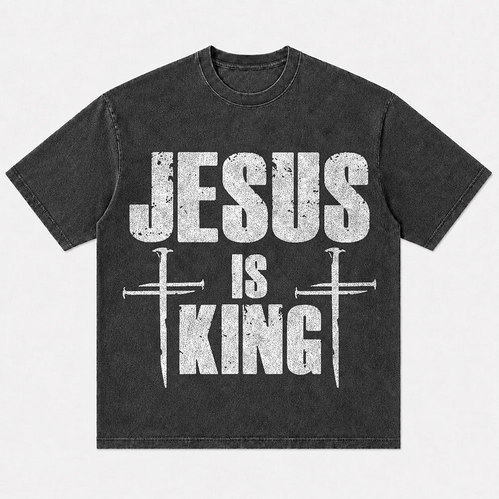 Christian shirt: Jesus is King - T-Shirt