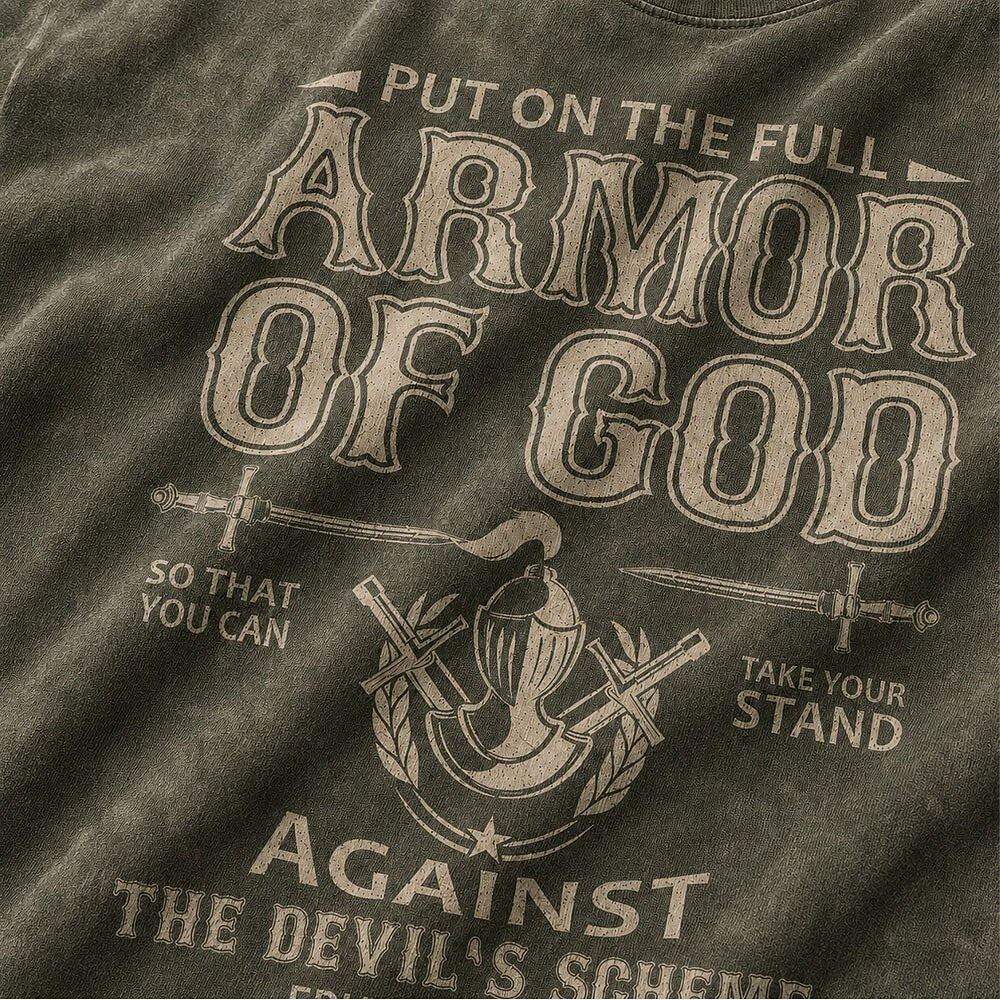 Armor Of God Ephesians 6:11 Christian T-Shirt - product image 2