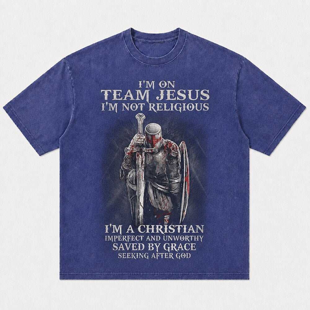 Team Jesus Christian Knight Christian T-Shirt - product image 1