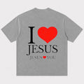 I Love Jesus Jesus Loves You Heart Christian T-Shirt - product image 5