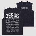 Christian tank: names of God - Jesus is King, Yahweh, El Shaddai - Tank Top