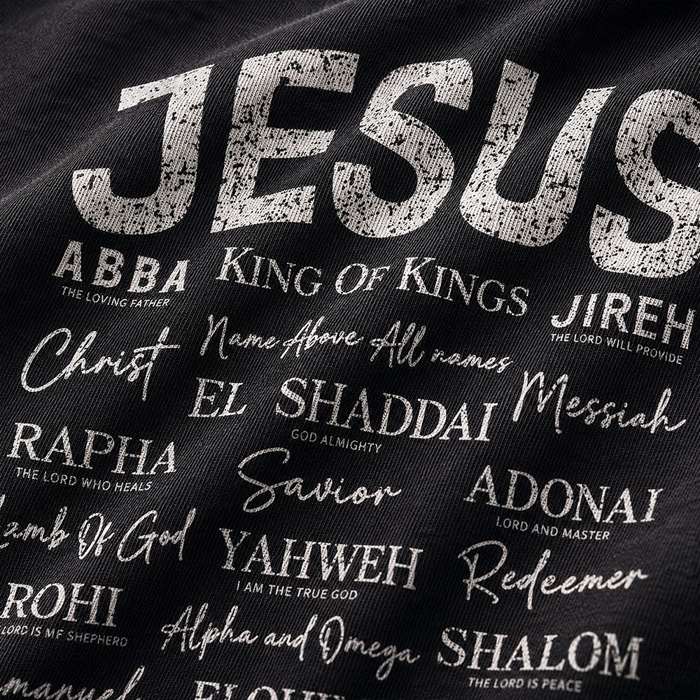 Christian tank: names of God - Jesus is King, Yahweh, El Shaddai - Tank Top